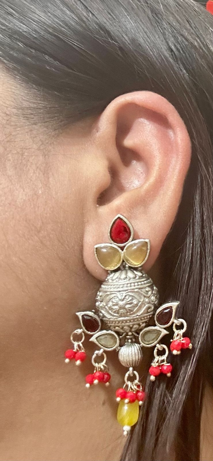 Elegant Stud Earrings with Dropping Pearls Replica Drop & Dangler Earrings for Women & Girls