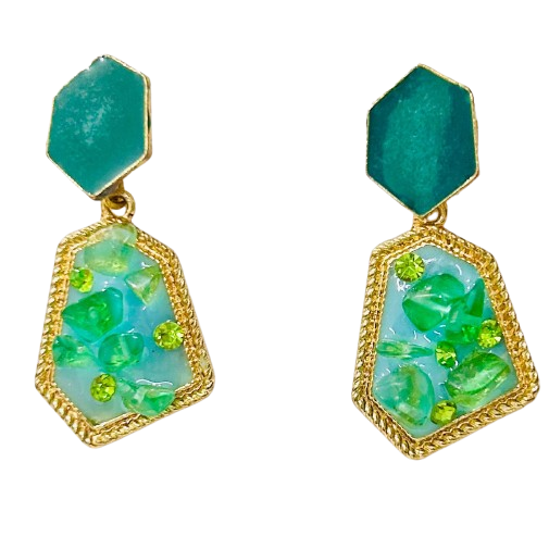 ROSAMODE Drop Earrings for Women & Girls | Dangle Earrings with Stone Detailing | Fancy Artificial Fashion Jewellery