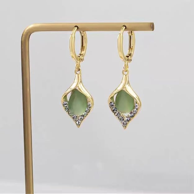 ROSAMODE Lightweight & Stylish Ear Buckle Design, Angel Eye Style Earrings for Women & Girls | Trendy and Elegant Jewelry