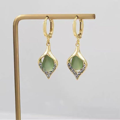 ROSAMODE Lightweight & Stylish Ear Buckle Design, Angel Eye Style Earrings for Women & Girls | Trendy and Elegant Jewelry