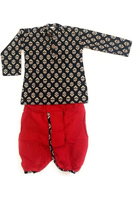Baby Boys Ethnic wear set, Printed Kurta Dhoti sets, Age: 0 to 5 Years