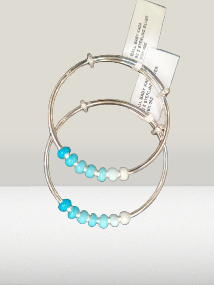925 Sterling Silver Kada suitable for babies/infants with adjustable option. Size - 6 months to 2.5 years