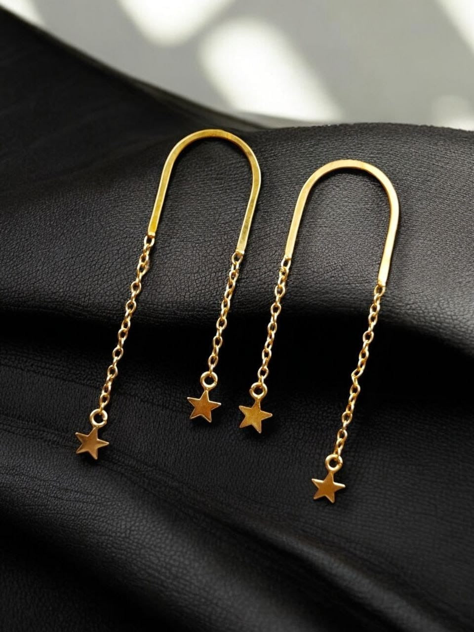 ROSAMODE Shooting Star Earrings for Women & Girls | Gold-Plated Celestial Drop Earrings with Starburst Design & Sparkling Accents | Lightweight Statement Jewelry | Gift-Ready Box