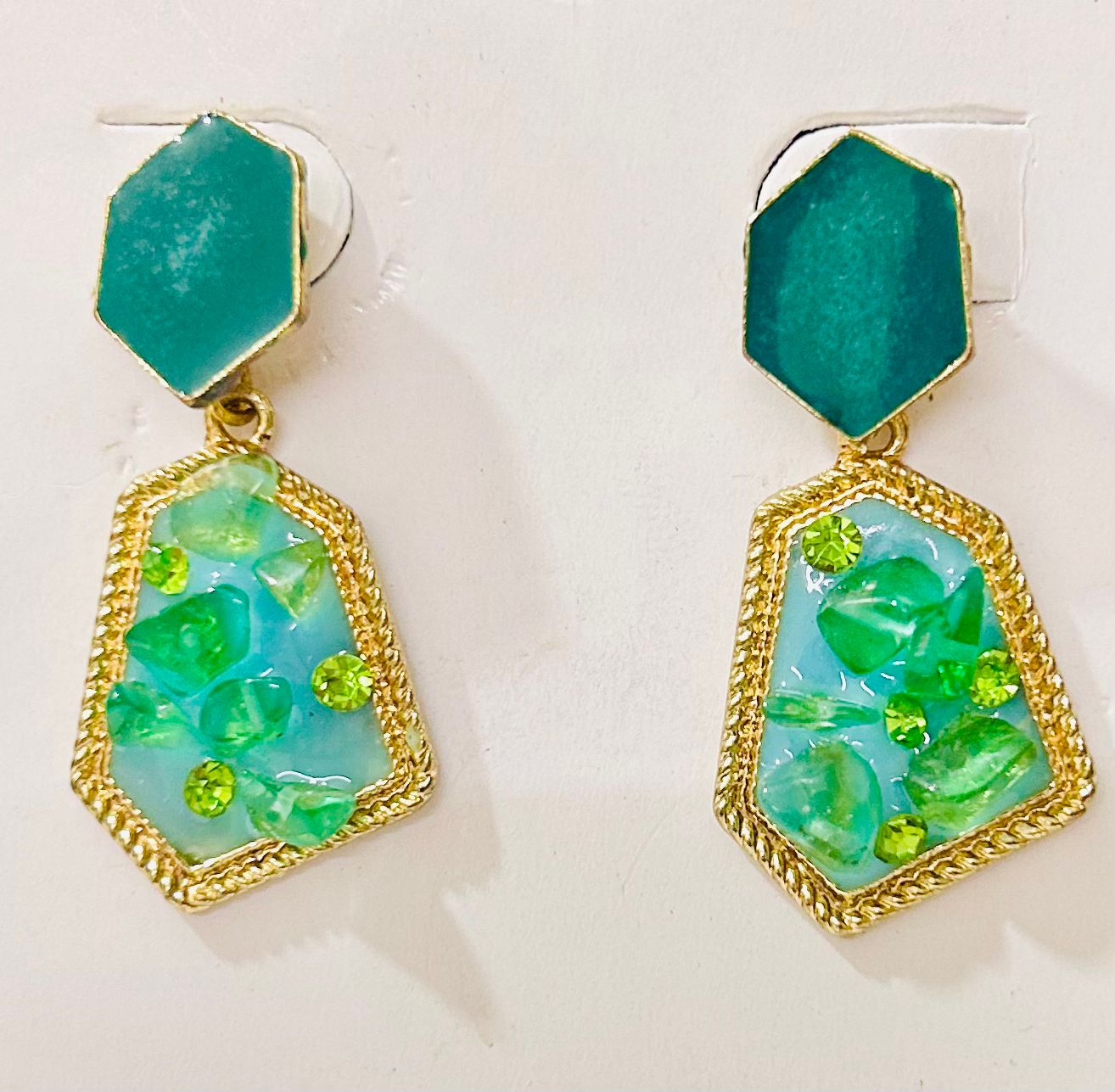 ROSAMODE Drop Earrings for Women & Girls | Dangle Earrings with Stone Detailing | Fancy Artificial Fashion Jewellery