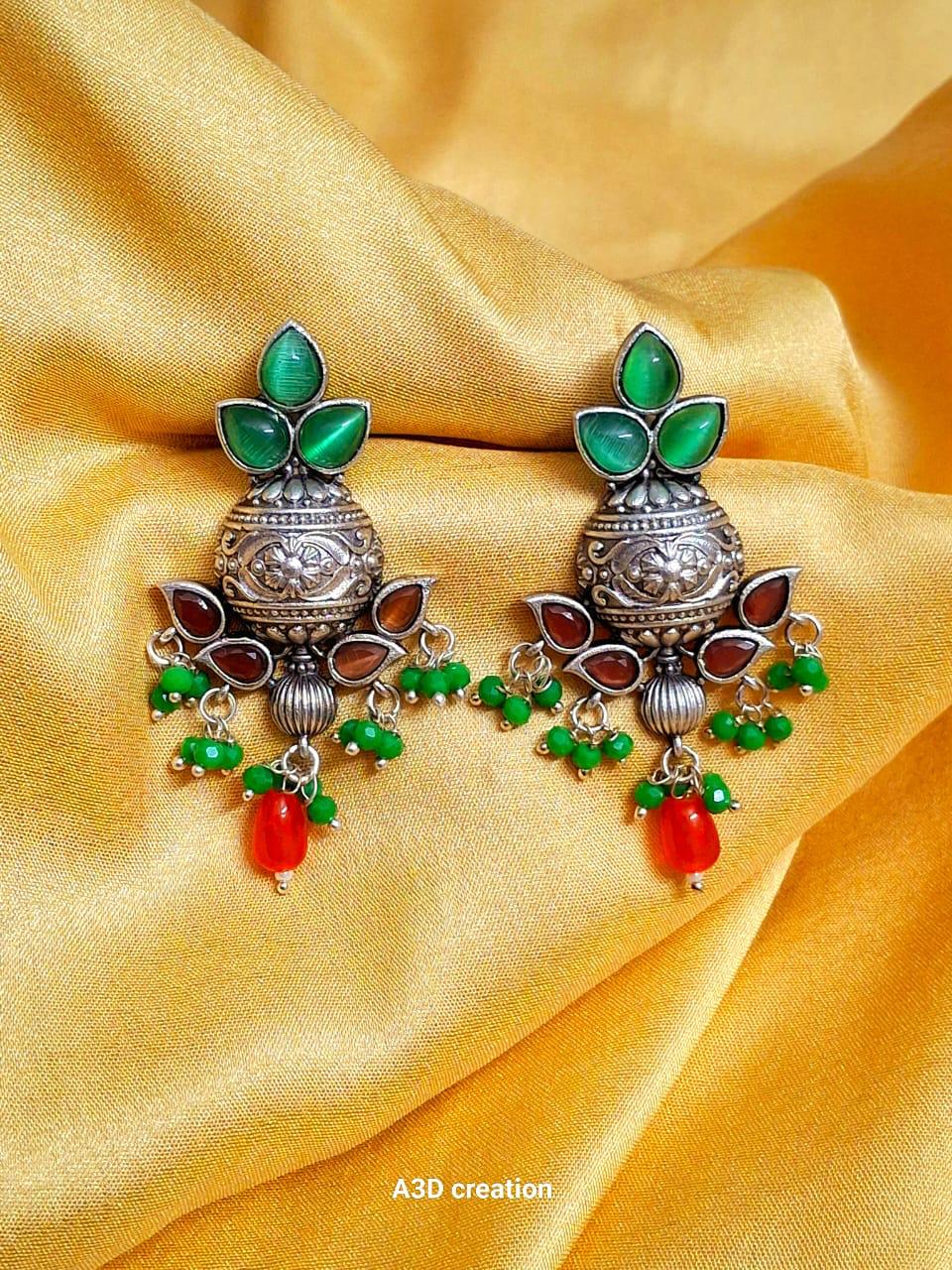 Elegant Stud Earrings with Dropping Pearls Replica Drop & Dangler Earrings for Women & Girls