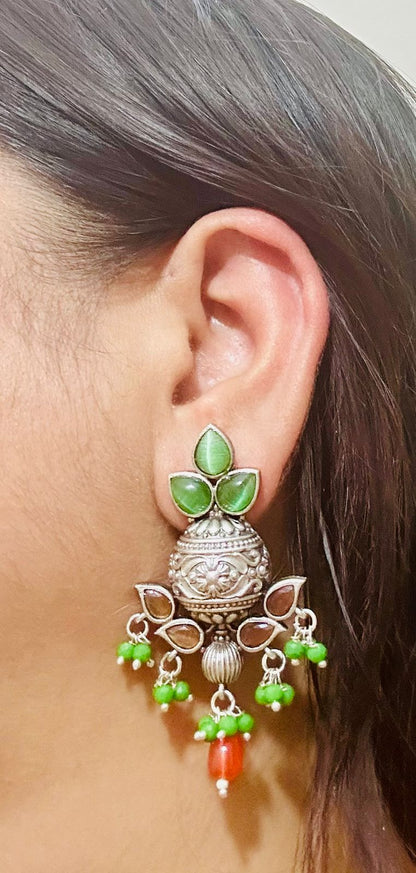 Elegant Stud Earrings with Dropping Pearls Replica Drop & Dangler Earrings for Women & Girls