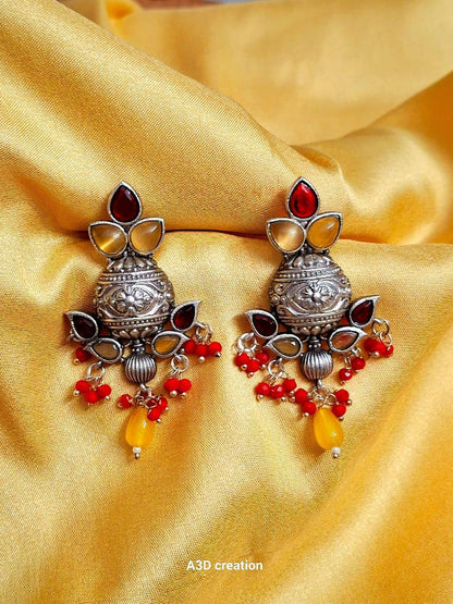 Elegant Stud Earrings with Dropping Pearls Replica Drop & Dangler Earrings for Women & Girls